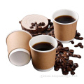 Eco-friendly kraft paper cup disposable coffice cup